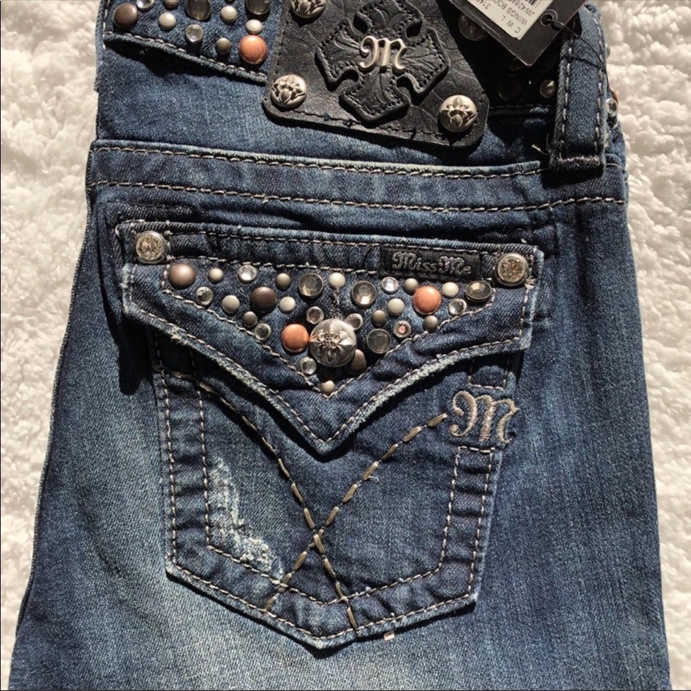 ‼️SALE‼️ Miss Me 27/34 Studded Rhinestone